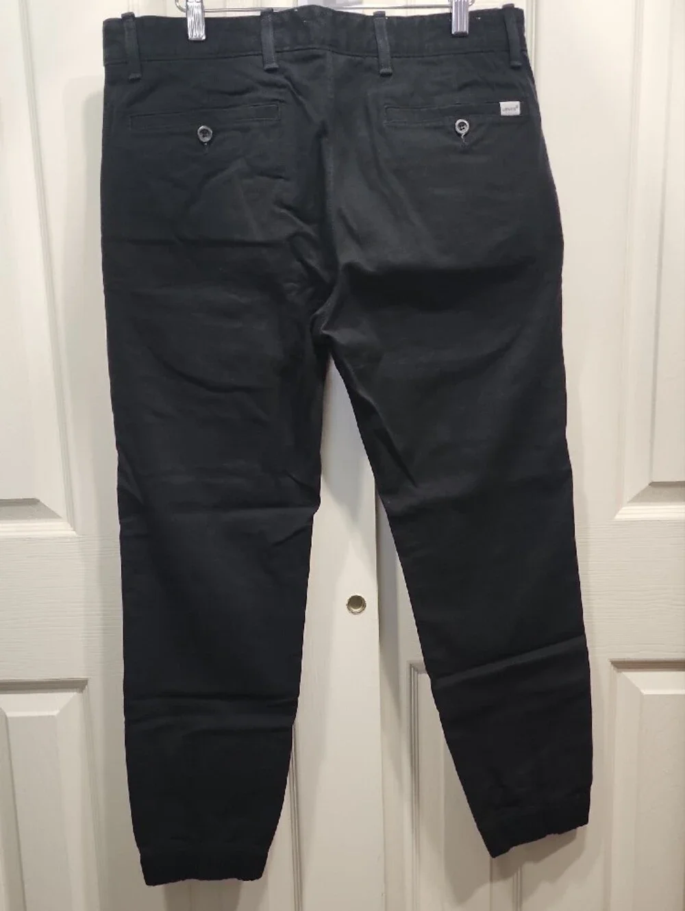Levi's Men's Black Stretch Chino Jogger Pants 33X30